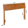 Bradford Full Wood Headboard in Light Toffee