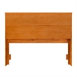 AFI Newport Full Solid Wood Bookcase Headboard in Light Toffee