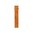 AFI Newport Full Solid Wood Bookcase Headboard in Light Toffee
