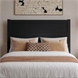 Aveline Full Platform Bed with Matching Footboard & Drawers in Black