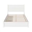 Aveline Queen Platform Bed with Matching Footboard & Drawers in White