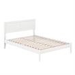 Ellarie Full Solid Wood Platform Bed in White
