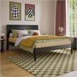 Ellarie Full Solid Wood Platform Bed in Black