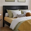 Ellarie Full Solid Wood Platform Bed in Black