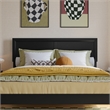 Ellarie Full Solid Wood Platform Bed in Black