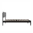 Ellarie Full Solid Wood Platform Bed in Black