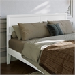 Ellarie Queen Solid Wood Platform Bed in White