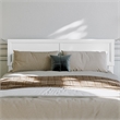 Ellarie Queen Solid Wood Platform Bed in White