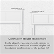 Ellarie Queen Solid Wood Platform Bed in White