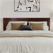 Ellarie Queen Solid Wood Platform Bed in Walnut