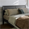 Ellarie Queen Solid Wood Platform Bed in Black