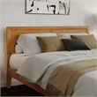 Ellarie Queen Wood Platform Bed in Light Toffee
