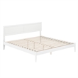 Ellarie King Solid Wood Platform Bed in White