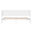 Ellarie King Solid Wood Platform Bed in White