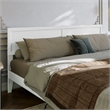 Ellarie King Solid Wood Platform Bed in White