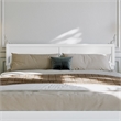 Ellarie King Solid Wood Platform Bed in White
