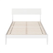 Bradford Full Wood Platform Bed in White