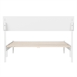 Bradford Full Wood Platform Bed in White