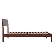 Bradford Full Wood Platform Bed in Walnut