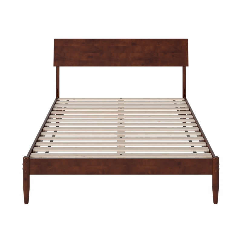 Bradford Full Wood Platform Bed in Walnut