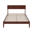 Bradford Full Wood Platform Bed in Walnut