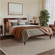 Bradford Full Wood Platform Bed in Walnut