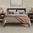 Bradford Full Wood Platform Bed in Walnut