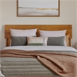 Bradford Full Wood Platform Bed in Light Toffee