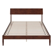 Bradford Queen Wood Platform Bed in Walnut