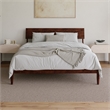 Bradford Queen Wood Platform Bed in Walnut
