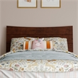 Phoenix Twin Size Solid Wood Platform Bed with Drawers in Walnut