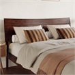 Phoenix Queen Solid Wood Platform Bed with Twin XL Trundle in Walnut