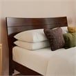 Phoenix Full Size Solid Wood Platform Bed with Drawers in Walnut