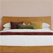 Phoenix Full Size Solid Wood Platform Bed with Drawers in Light Toffee