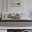Phoenix King Size Solid Wood Platform Bed with Drawers in White