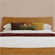 Phoenix Full Wood Platform Bed with Twin Trundle in Light Toffee