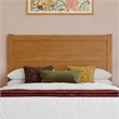 AFI Aveline Full Size Mid-Century Panel Solid Wood Headboard in Light Toffee
