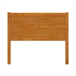 AFI Aveline Full Size Mid-Century Panel Solid Wood Headboard in Light Toffee