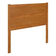 AFI Aveline Full Size Mid-Century Panel Solid Wood Headboard in Light Toffee