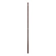 AFI Aveline Full Mid-Century Panel Solid Wood Headboard in Walnut