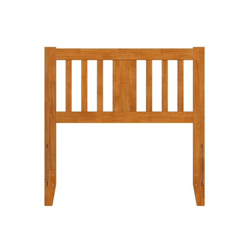 AFI Finley Twin Slatted Wood Headboard in Light Toffee