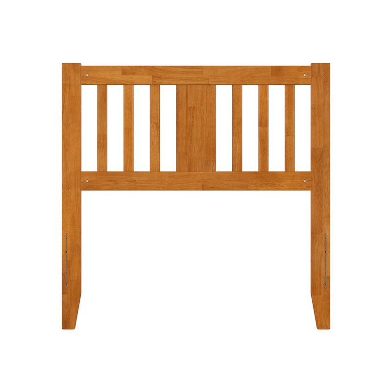 AFI Finley Twin Slatted Wood Headboard in Light Toffee