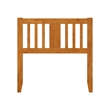 AFI Finley Twin Slatted Wood Headboard in Light Toffee