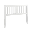 AFI Finley Full Slatted Solid Wood Headboard in White