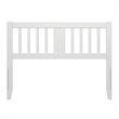AFI Finley Full Slatted Solid Wood Headboard in White
