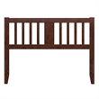 AFI Finley Full Slatted Solid Wood Headboard in Walnut