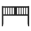 AFI Finley Full Slatted Solid Wood Headboard in Black