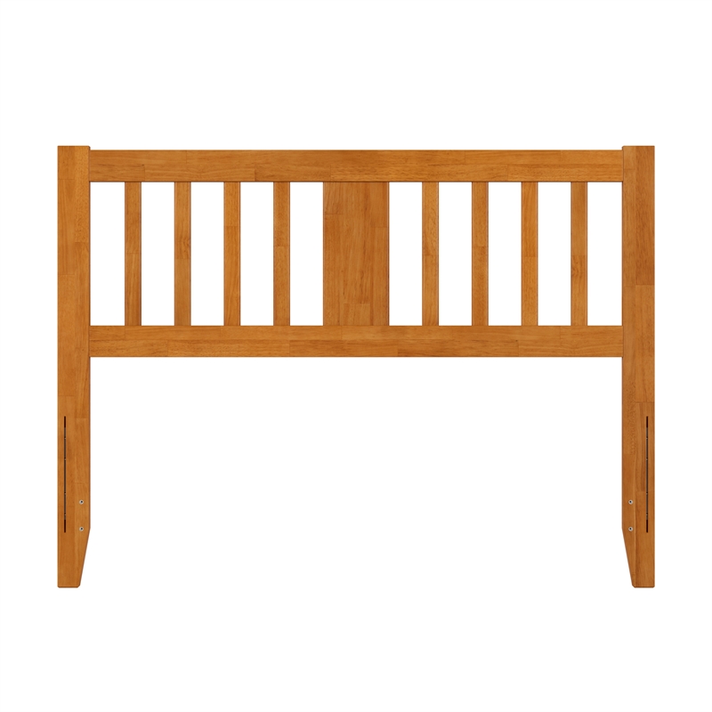AFI Finley Full Slatted Solid Wood Headboard in Light Toffee