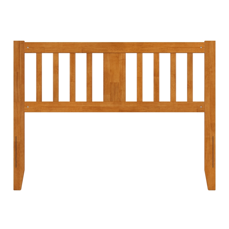 AFI Finley Full Slatted Solid Wood Headboard in Light Toffee