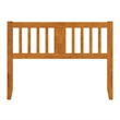 AFI Finley Full Slatted Solid Wood Headboard in Light Toffee